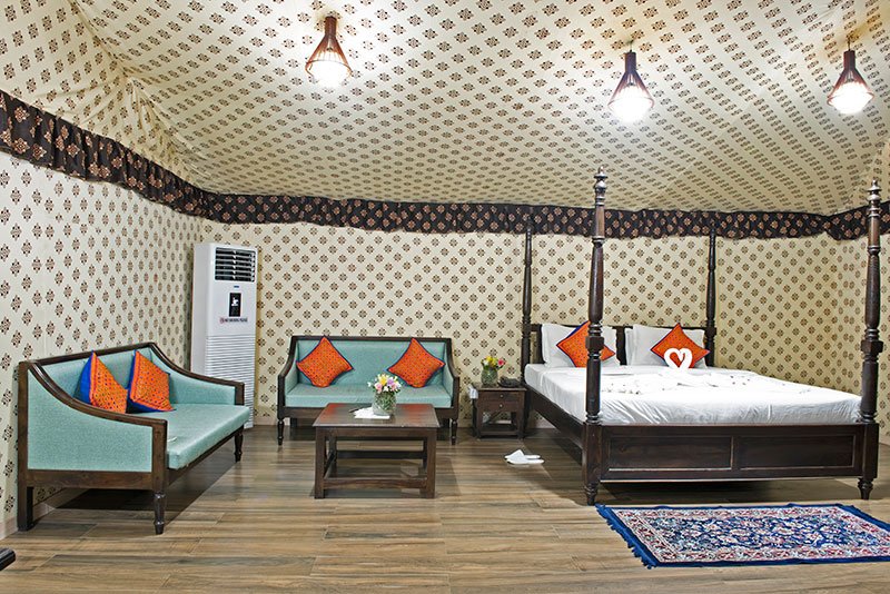 Accommodation at Tent City Narmada